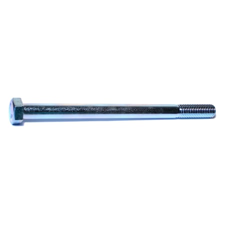 Midwest Fastener Grade 5, 5/8"-11 Hex Head Cap Screw, Zinc Plated Steel, 9 in L, 15 PK 53401